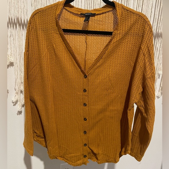 Forever 21 Tops - Forever 21 Oversized Button Down Top Size M